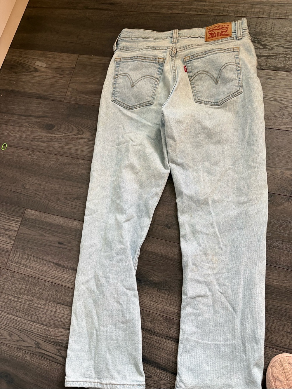 Levi's Light Blue Wedgie Straight Jeans